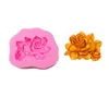 Bakgereedschap pieker lotus rozen siliconen vorm fondant cake tool voor het maken van chocolade handgemaakt-soap