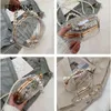 Kvällspåsar för kvinnor Transparent Shell Bag Copping Box Handväskor Pearl Chain Crossbody Bag Akrylväska axelväska 240322