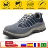 Laarzen mannen veiligheidsschoenen vrouwen antismashing stalen teen dop punctie proof construction lightweight ademende werkkwaliteit sneaker