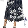 Urban Sexy Dresses Womens Summer Dress Bohemian Casual Vintage Dress Elegant Lace Plus Size Flower Printed Cotton Long Pocket Y240402