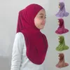 Hijabs for Kids Girl 5 till 10 år gammal högkvalitativ muslimsk halsduk sjalar mjuka stretch malaysia flicka barn hijabs grossist 240327