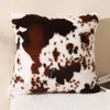Travesseiro de cabelo Ins Impresso Lance Almofadas Capa Quadrada Dupla Face Sofá Fronha Colorida Decoração de Casa Cadeira