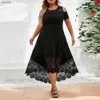 Urban Sexy Dresses Overized Long Dress for Women Clothing 2023 Summer Plus Size Elegant Vestidos Dress Female Party Black Formal Occas Dress Y240402