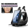 Nouvellement fractionné RF Microneedling Machine RF Lifting du visage Rajeunissement Anti-âge Micro Aiguille Vergetures Dispositif d'élimination 2 poignées peuvent fonctionner ensemble