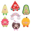 靴部品アクセサリーMOQ 20PCS PVC CARTOON FOOD COCONUT DRAGON FROUTPEAD DURIAN AVOCADO WATERMELON DESIGNERS DECORATIONS BUCKLE CH DHKDT