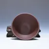 Yixing Purple Sand Bamboo Hat Tea Cup All Handmade Tea Cup Kung Fu Tea Set Wholesale Gift Factory Direct Sales