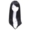 Pelucas Lemail Wig Women Long rectas Cambas de cospla de color verde azulado verde Black rosa Peluca resistente al calor Cabello sintético Cosplay Halloween