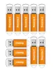 Lot 10sts USB 20 Flash Drives 8 GB Rectangle Thumb Memory Stick Storage Pendrives Promotion Gift Färgglada för dator Laptop7691804