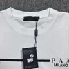 maglietta da uomo firmata T-shirt da uomo donna estate moda lettera stampa top di grandi dimensioni girocollo manica corta camicia in cotone due colori