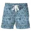 Męskie szorty męskie szorty hx modne szorty męskie czerwone kreski krabowe 3D Printed Shorts Summer Sports Spodne Męskie odzież S-5xl Direct ShippingC240402