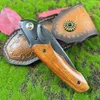 High Quality Flipper Folding Knife D2 Stone Wash Blade Rosewood Handle Ball Bearing Outdoor Camping Hiking Fishing EDC Folder Knives