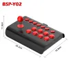 Joysticks Nouveau Y02 jeux d'arcade sans fil contrôle Rocker pour PS4/Switch Console contrôleur PC/TV/Android/MFI téléphones Joystick manette d'accès