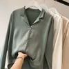 Design Sense niche shirt voor vrouwen 2024 lente/zomer nieuwe veelzijdige veelzijdige kin met lange mouwen kin top hong kong stijl dames