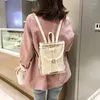 학교 가방 여성 배낭 투명 방수 PVC 가방 여성 패션 대학생 Femme Backpacks