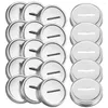 Storage Bottles 20 Pcs Wide Mouth Jar Lids Mason Piggy Bank Regular Sealing Canning Covers Glass Cock Cup Leakproof Practical