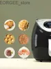 Fryers d'air 8 Quart Air Fryer Grands ustensiles de cuisine électriques à air électrique XL Four avec 7 préréglages LCD Digital Screen et non gradué Delta Y240402