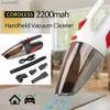 Vakuumreiniger Autozubehör Kabelfreie Staubsauger Handheld Nass Trockenreinigungszigarette Leichter Stecker 120W DC 12V 5000 Pa Starker Saug YQ240402