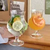 Wine Glasses 1pcs 500ml Transparent Party Red Glass Juice Champagne Sparkling Water Goblet Art Big Belly Tasting Thin Cup