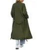 Women's Knits 2024 Autumn And Winter Warm Knitted Coat Loose Belt Elegant Long Sleeve Robe Cardigan Women