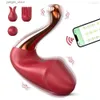 Altri oggetti di bellezza per la salute Applicazione Bluetooth Controllo Bluetooth Falso Penis Vibratore per il massaggiatore vaginale femminile indossabile clitoride Stimolo Bullet Love Female Y24040