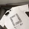 Camisetas de talla grande para hombre, camiseta de moda de verano con estampado de letras doble F, camiseta gráfica con cuello redondo, camisa suelta para hombre y mujer de manga corta