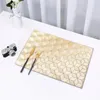 Table Mats Elegant Placemat Non-slip Dining Set Easy To Clean Heat-resistant Kitchen Mat Scratch-resistant For Home