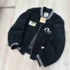 Outono e inverno nova marca da moda Fushinda Mopi Zhang cordeiro casaco de beisebol de lã unissex