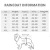 Dog Apparel Raincoat Small Large Dogs Waterproof Pet Clothes Rain Coats Removable