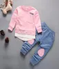 Bebek Erkekler ve Kızların Takipleri Çocukların Takipleri Çocuk Palto Pantolon 2 PCSSETS Çocuk Giyim Yeni Moda Satıyor 2018 Summer8106920