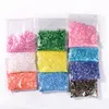 Nail art sequins candy paper fragments colorful magic color broken glass sticker candy jewelry paper white diamond lens golden powder