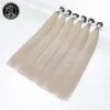 Extensions Fairy Remy Hair Pre Bonded Micro Link Human Hair Extensions Ice Blonde Color 1624 Inch 0,8 g/s Micro Pärlor riktigt Remy Human Hair