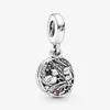100% 925 Sterling Silver Cute Bird and Mouse Dingle Charms Fit Original European Charm Armband Women Wedding Engagement J305D