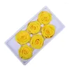 Dekorative Blumen 6 Teile/schachtel 5-6 CM Durchmesser Konservierte Ewige Rose Künstliche Für Hochzeit Leben Geschenk Box Weihnachten Halloween Dekorationen