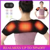 Elektrische Heizung Wärmer Zervikale Hals Schulter Zurück Pad Brace Gürtel Wrap Massagegerät Relaxer Therapie Schmerzen Relief Werkzeuge Gesundheit Pflege 240322