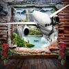 Bakgrundsbilder Milofi Custom Large Mural Wallpaper 3D Aircraft Stereo Bakgrund