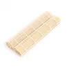 Persiana enrollable de piel blanca para sushi, venta al por mayor, bolsa de lavado de estilo japonés, molde para bolas de arroz, cortina de bambú para sushi, dispositivo DIY de 24cm a granel
