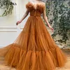 Runway Dresses LIVANKA Trendy Sweetheart Celebrity For Women Pleat Bowknot Strapless A-line Tulle Vestidos De Noche Custom Made