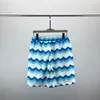 Erkekler Sıradan Gömlek Yüksek Kaliteli Sokak Giyim CA Yaz Kısa Kollu Gömlek Erkekler İçin Seti Şort Plaj Pantolon Mavi Dalga Baskı Tasarımı