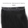 Piece BHF 3 pieces Clip In Human Hair Extensions Straight Machine Made Remy 100% Chinese Hair 30g 90g