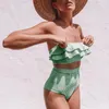 Costumi da bagno da donna Vintage Ruffles Bikini sexy da donna Costume da bagno diviso 2024 Fashion Girl Summer Set Arrivo costume da bagno da donna