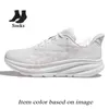 Top Quality Women Mens Bondi 8 Clifton 9 Running Shoes Tripe White Black Pink Foam Yellow Blue Red Free People Cloud Bottoms Athletic Sports Trainers Runners Sneakers