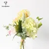 Bröllopsblommor Lovegrace Bouquet för brudtärnor Brudbuketter Silk Konstgjorda blommorosor Hortensia