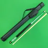 1/2-PC Black Pool Cue Cue z zestawem bilardowym zestawem zestawu zestawu kolory opcja 240327