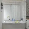 Promocja zasłon prysznicowych! 180CMX180CM z tworzywa sztucznego Peva Wodoodporna zasłona przezroczysta biała przezroczysta łazienka luksusowa wanna z