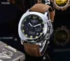 Paneraiss Deisgn Movement Watches Luminous Machine Watch Strap Calender Panera Waterproof Arvurs Rostfritt stål Automatisk högkvalitativ WN-3EVV