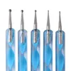 5 New 3D Uv Gel Art Nail Fingernails, Drill, Fingernail, Punch Tool, Nail Manicure Nail Brush Brush Set.