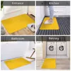 Tappeti Zerbino giallo Tappeto Tappetino Tappetino Tappetino da bagno Antiscivolo WC Balcone Salotto Rimozione della polvere assorbente