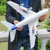 Wltoys RC Plane 3CH 2.4G EPP RC Airplane Fixed-wing RTF Airbus A380 Double powered Glider RC Aircraft Model RC Helicopter Toys 240319