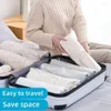 Opbergzakken Handrol Transparant Opvouwbaar Gecomprimeerd Compressie Vacuümzak Kleding Plastic Afdichting Ruimtebesparende Home Organizer