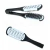 Brosses à cheveux Pro Coiffure Lisseur Céramique Lissage Double V Forme Peigne Pince Pas Mal Outils De Coiffage Peine En Forma De Pa Dhpsr